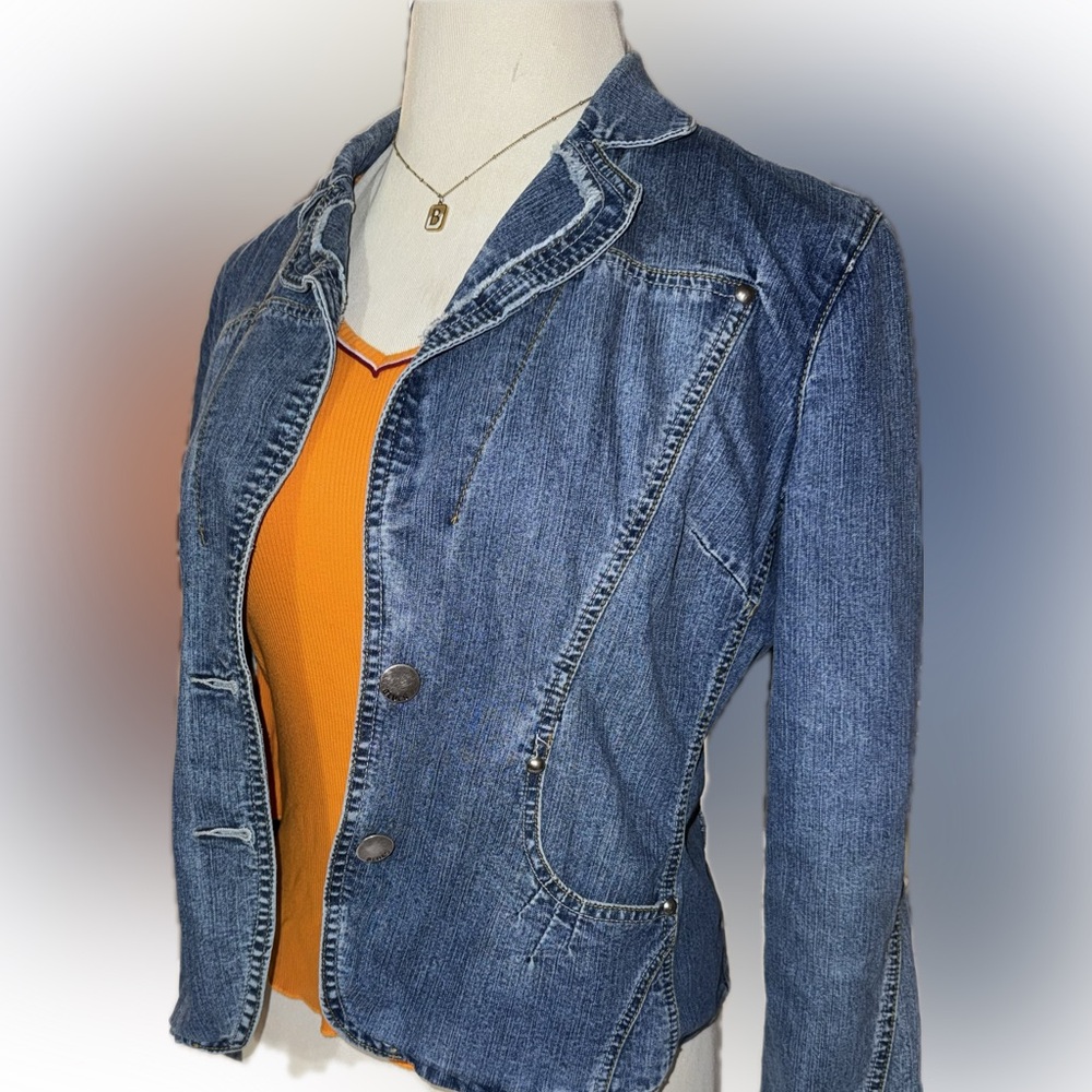 Vintage‎ Baccini Blue Jean Jacket